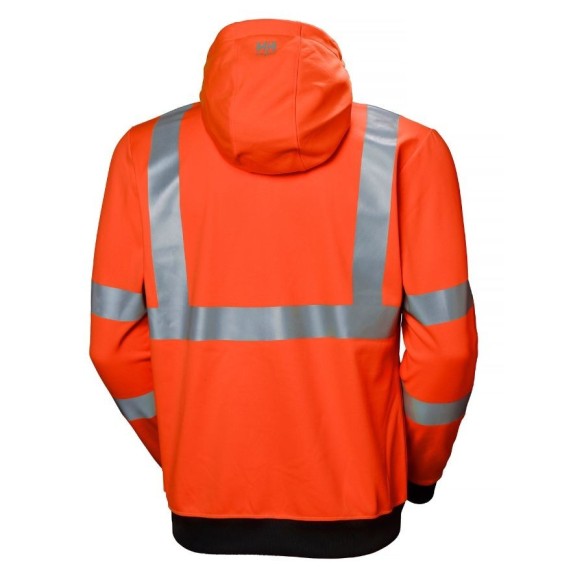 Sweat à capuche zippé haute visibilité Addvis | Veslab