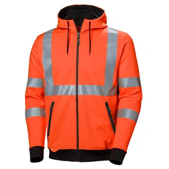 Sweat à capuche zippé haute visibilité Addvis | Veslab