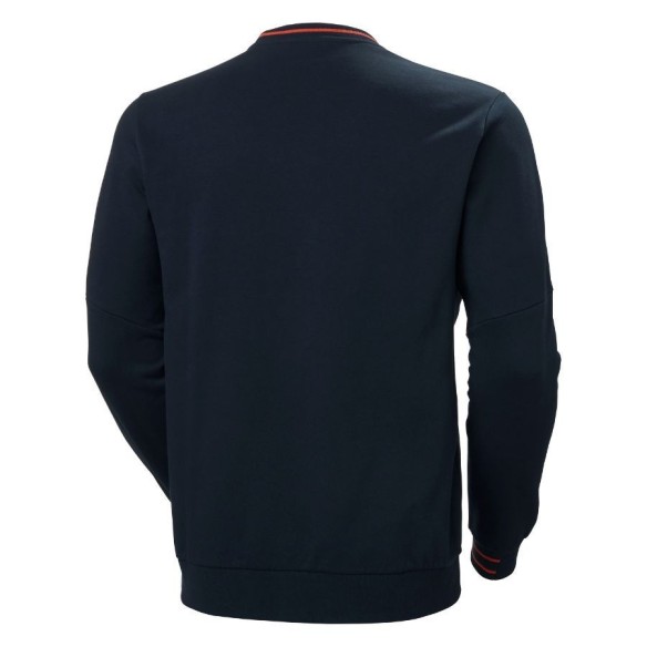 Sudadera Kensington Azul Marino detrás | Helly Hansen Workwear