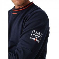 Sudadera Kensington Azul Marino Logo | Helly Hansen Workwear