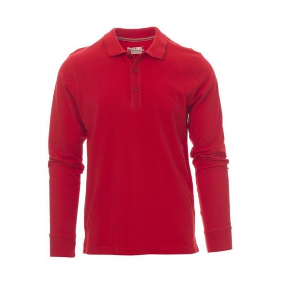 POLO MANGA LARGA FLORENCE rojo