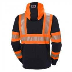 Sudadera de alta visibilidad ICU naranja detrás | Helly Hansen Workwear