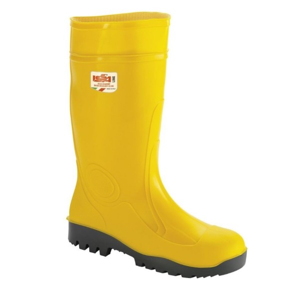 Bota de agua con puntera ISSA FORT amarilla | Issaline | Veslab