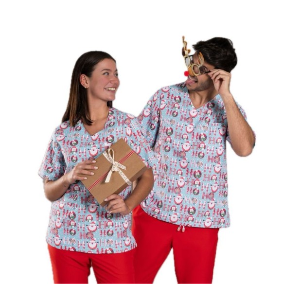 Blouse sanitaire de Noël unisexe |Gary's | Veslab