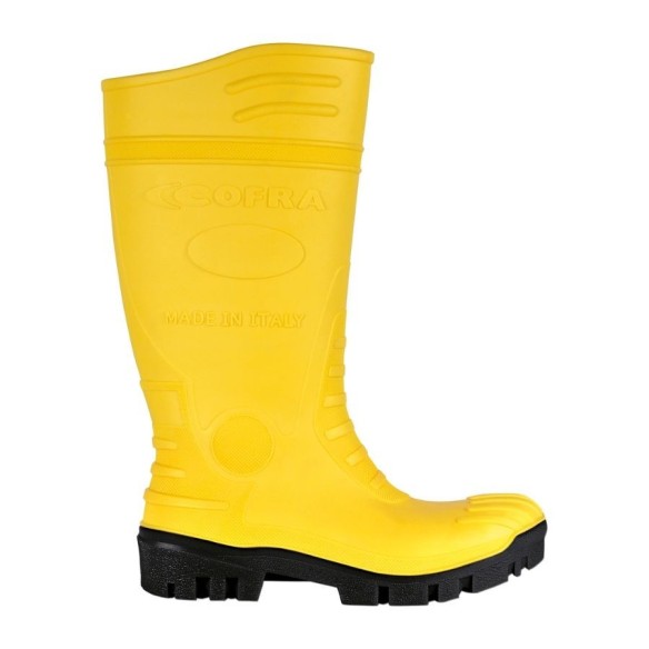 Botas de agua con puntera de seguridad TYPHOON amarillas | Cofra