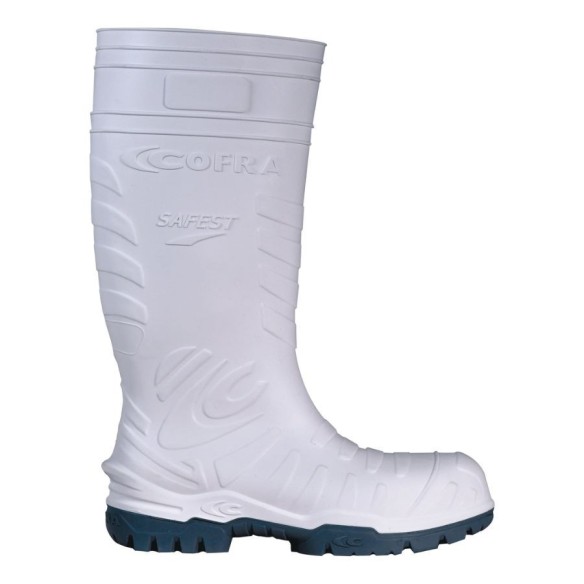 Botas de agua con puntera SAFEST blancas | Cofra