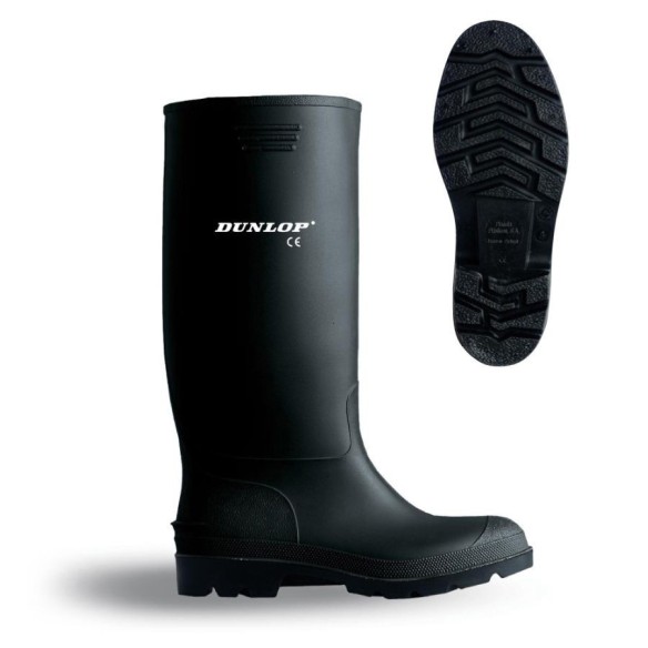 DUNLOP PRICEMASTER BLACK BOOTS