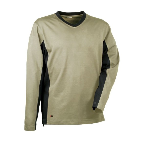 Samarreta bicolor Cofra Madeira beig