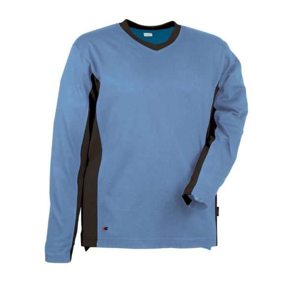 Samarreta bicolor Cofra Madeira blau