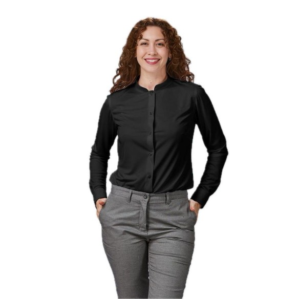 Chemise Femme C/ Mao M/LL Tissu Interlock Élastique PIETRO | Gary's