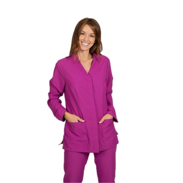 Veste sanitaire en microfibre à manches longues AITANA | Gary's