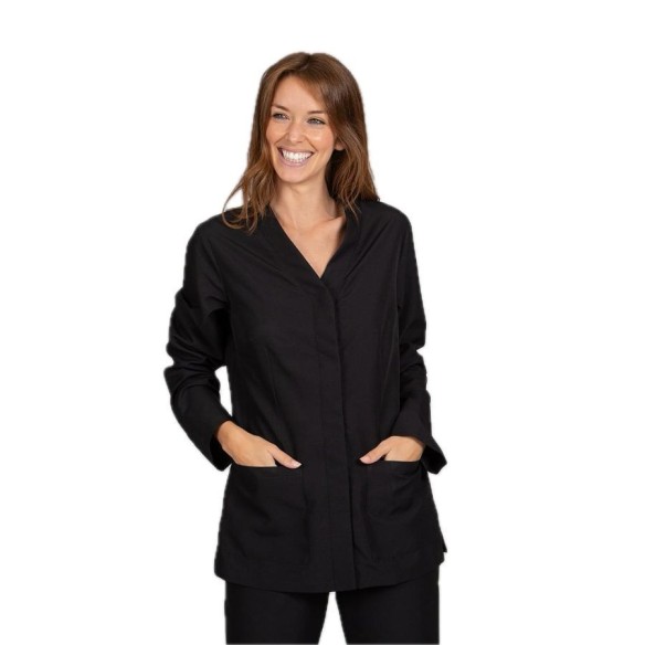 Veste sanitaire en microfibre à manches longues AITANA | Gary's