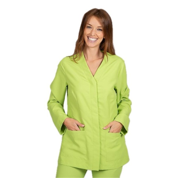 Veste sanitaire en microfibre à manches longues AITANA | Gary's