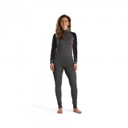 Camiseta térmica mujer cremallera Xwarm 100% Merino real