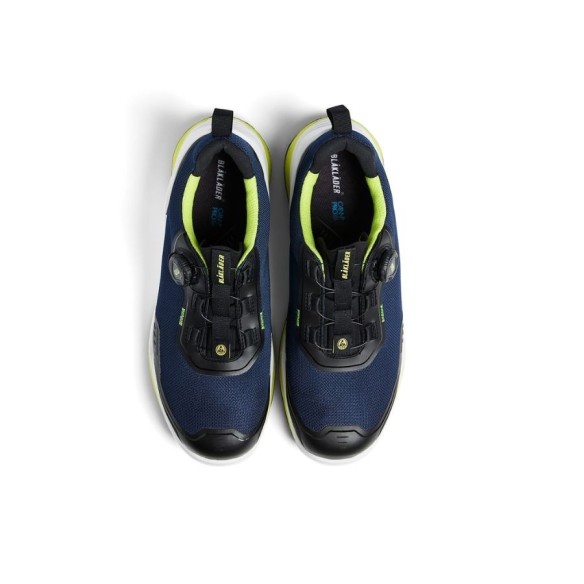 Calzado de seguridad Blaklader Striker azul superior | VESLAB.COM