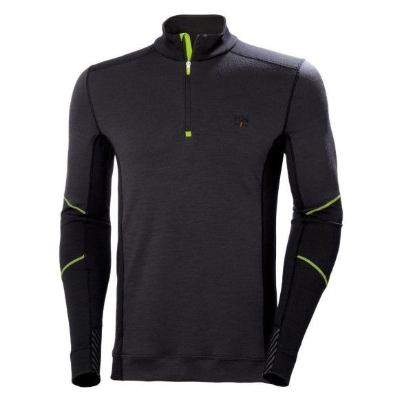 HELLY HANSEN LIFA MERINO HALF ZIP THERMAL T-SHIRT