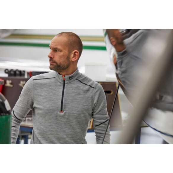 HELLY HANSEN LIFA MERINO HALF ZIP THERMAL T-SHIRT