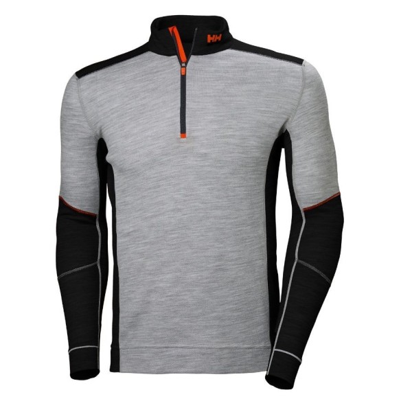 HELLY HANSEN LIFA MERINO HALF ZIP THERMAL T-SHIRT