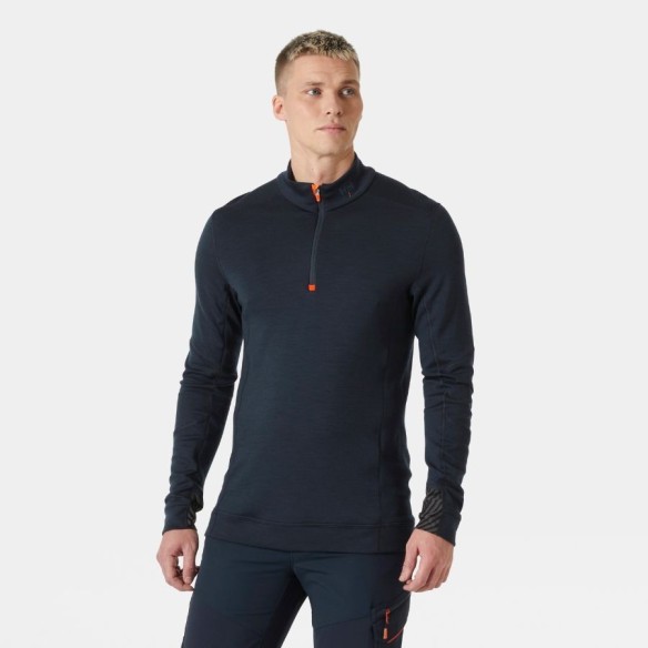 HELLY HANSEN LIFA MERINO HALF ZIP THERMAL T-SHIRT