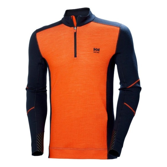 HELLY HANSEN LIFA MERINO HALF ZIP THERMAL T-SHIRT