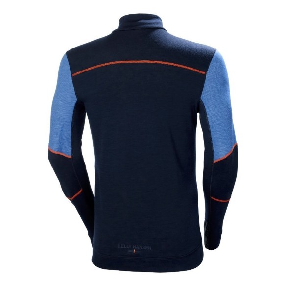 T-SHIRT TERMIQUE HH LIFA MERINO DEMI ZIP