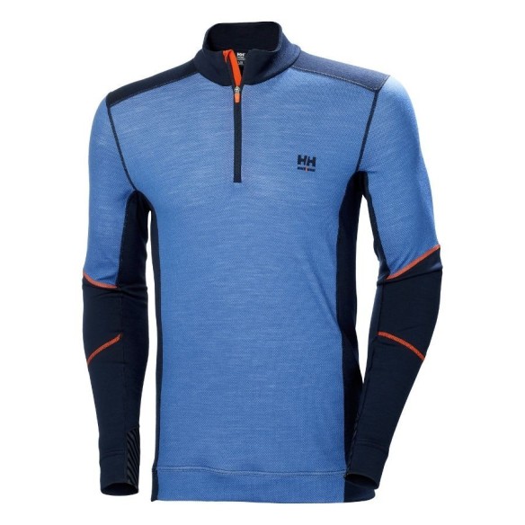 HELLY HANSEN LIFA MERINO HALF ZIP THERMAL T-SHIRT
