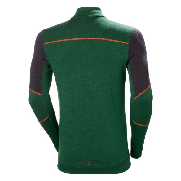 T-SHIRT TERMIQUE HH LIFA MERINO DEMI ZIP