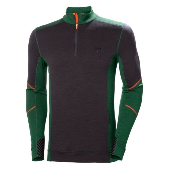 HELLY HANSEN LIFA MERINO HALF ZIP THERMAL T-SHIRT