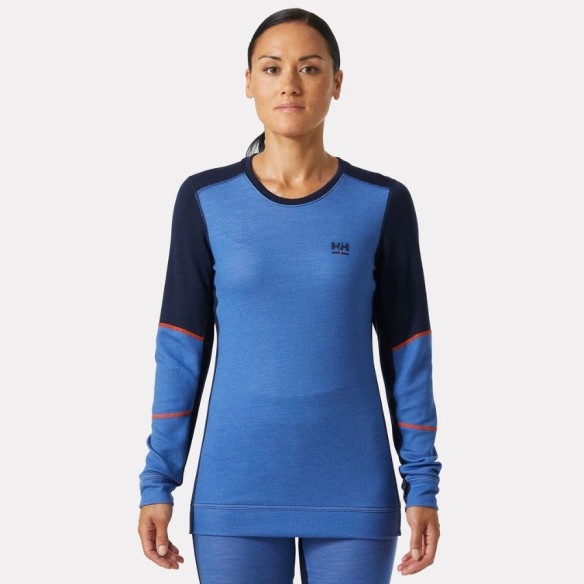 CAMISETA TÉRMICA MUJER HH LIFA MERINO CUELLO REDONDO