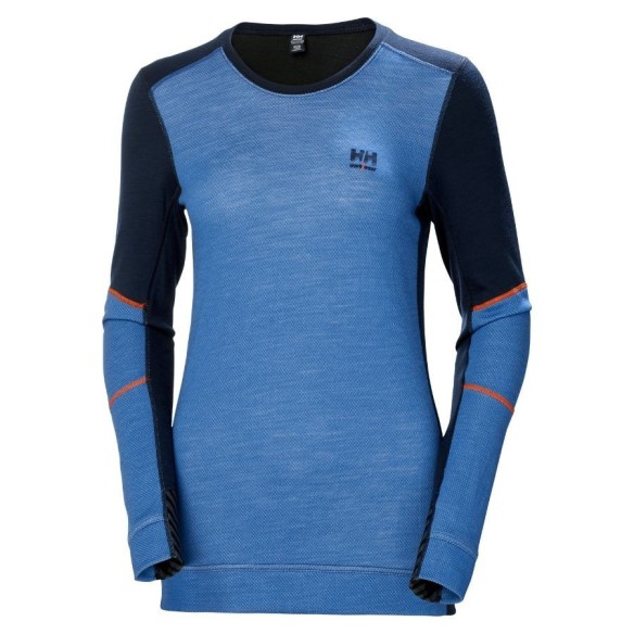 CAMISETA TÉRMICA MUJER HH LIFA MERINO CUELLO REDONDO