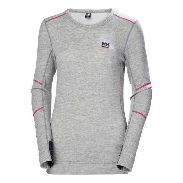 CAMISETA TÉRMICA MUJER HH LIFA MERINO CUELLO REDONDO
