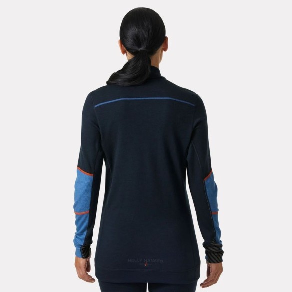 WOMAN HELLY HANSEN MERINO HALF ZIP