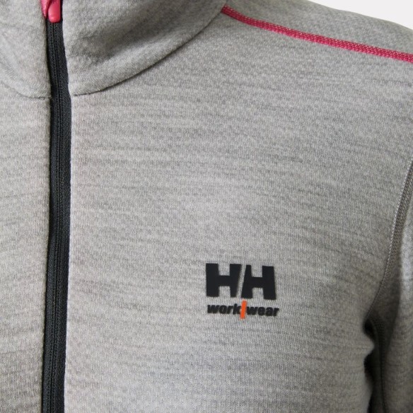 WOMAN HELLY HANSEN MERINO HALF ZIP
