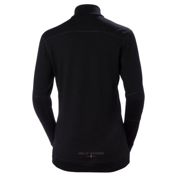 CAMISETA TÉRMICA MUJER HH LIFA MERINO MEDIA CREMALLERA