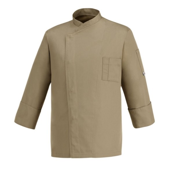 Chaqueta de cocina CHEAP KAKI Egochef | Veslab