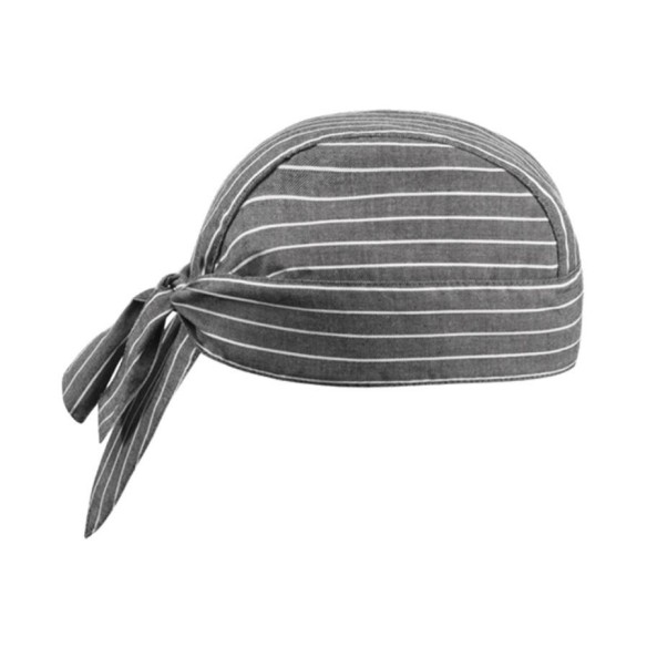 NEW GREY STRIPE Egochef Kitchen Bandana (Pack of 2) | Veslab