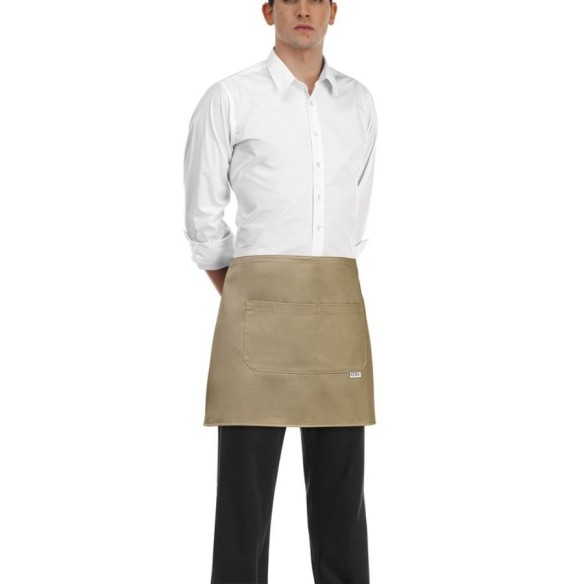 Short waiter apron Barman KAKI Egochef | Veslab