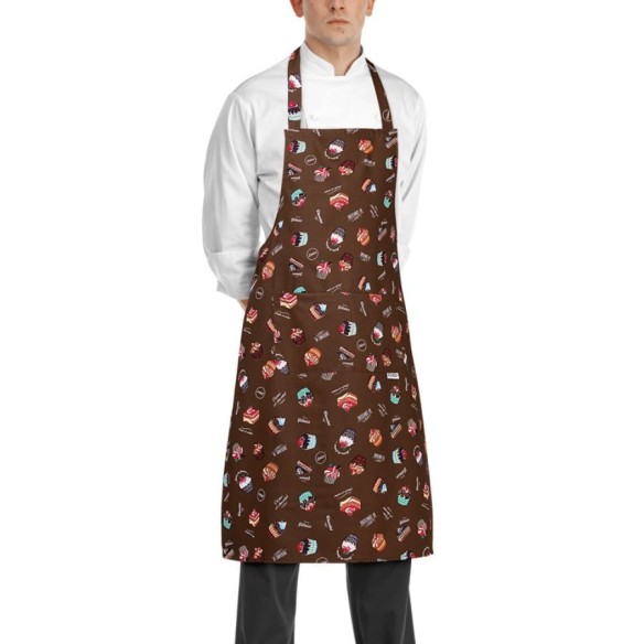 SWEETS Printed Bib Apron | Egochef