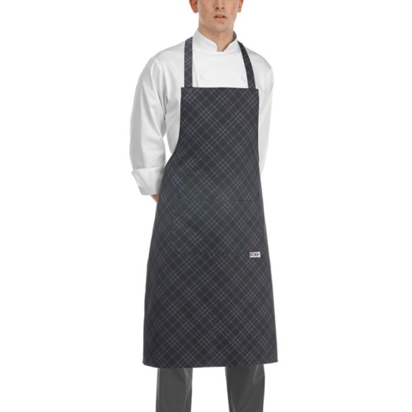 Tablier de cuisine avec bavette imprimé IRON | Egochef