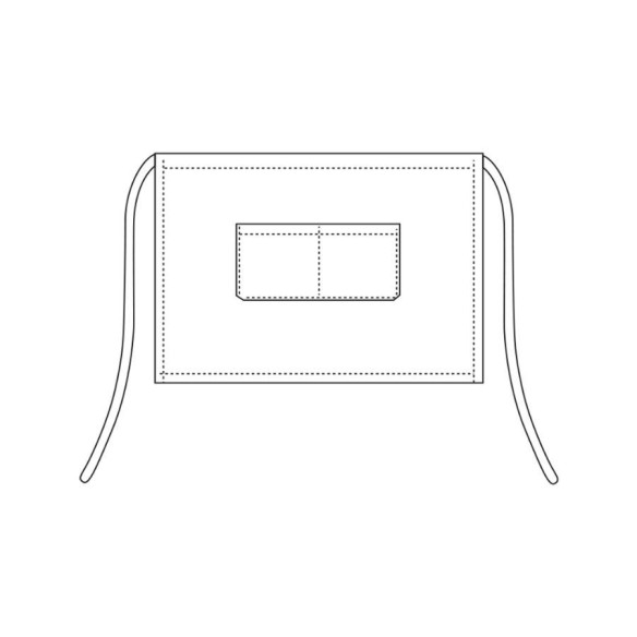 Short waiter apron Barman GRAPHIC Egochef | Veslab