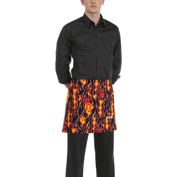 Short waiter apron Barman FLAMES Egochef | Veslab