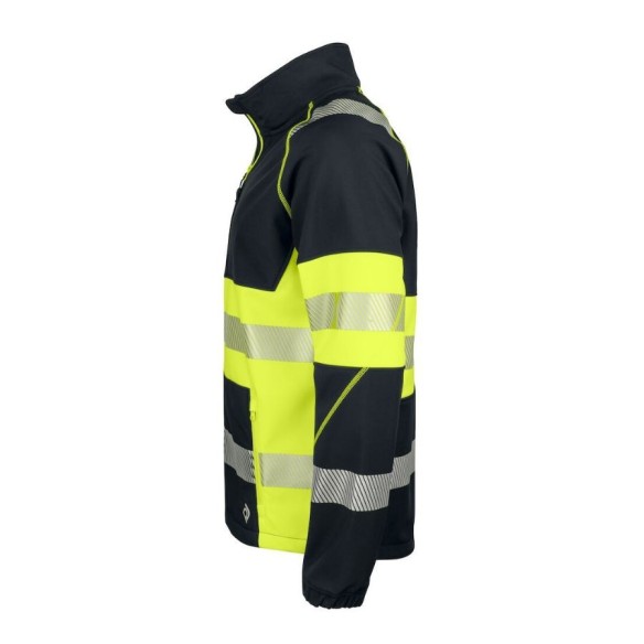 Chaqueta Softshell Alta Visibilidad Clase 1 lateral