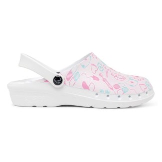 Zuecos Sanitarios Estampados Oden Medical Pink | Suecos | Veslab 2