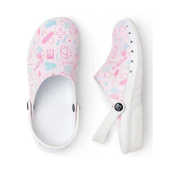 Esclops Sanitaris Estampats Oden Medical Pink | Suecos | Veslab