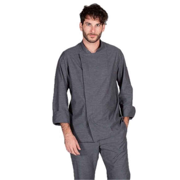 Veste de cuisine unisexe SILVA manche longe