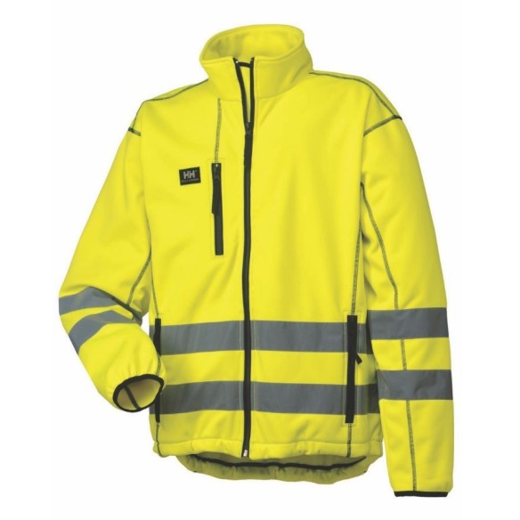 HELLY HANSEN WORKWEAR HI-VIS VITORIA SOFTSHELL JACKET