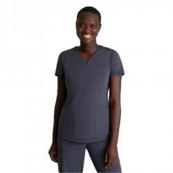 Casaca sanitaria mujer cuello V Serene Skechers™ by Barco