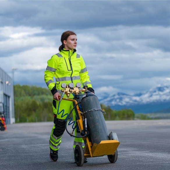 Chaqueta softshell de alta visibilidad para mujer Luna Hi Vis HH