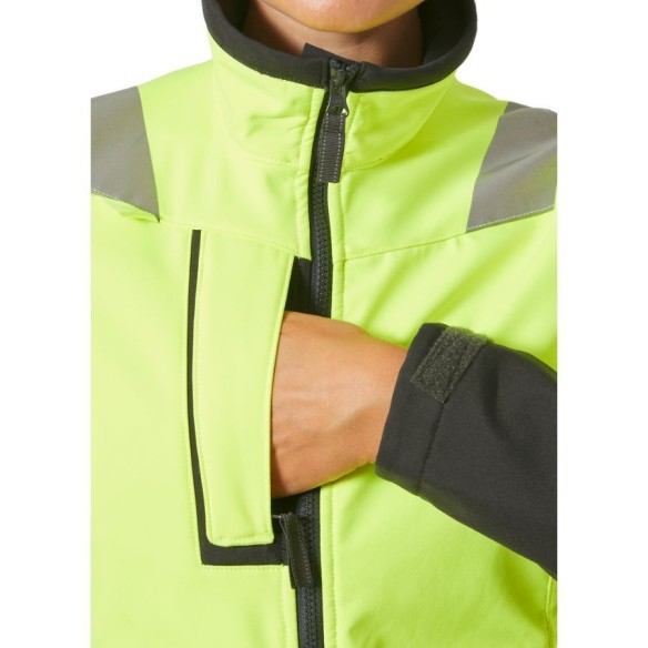Chaqueta softshell de alta visibilidad para mujer Luna Hi Vis HH