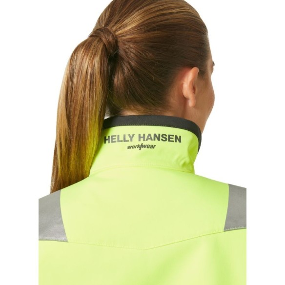 Chaqueta softshell de alta visibilidad para mujer Luna Hi Vis HH